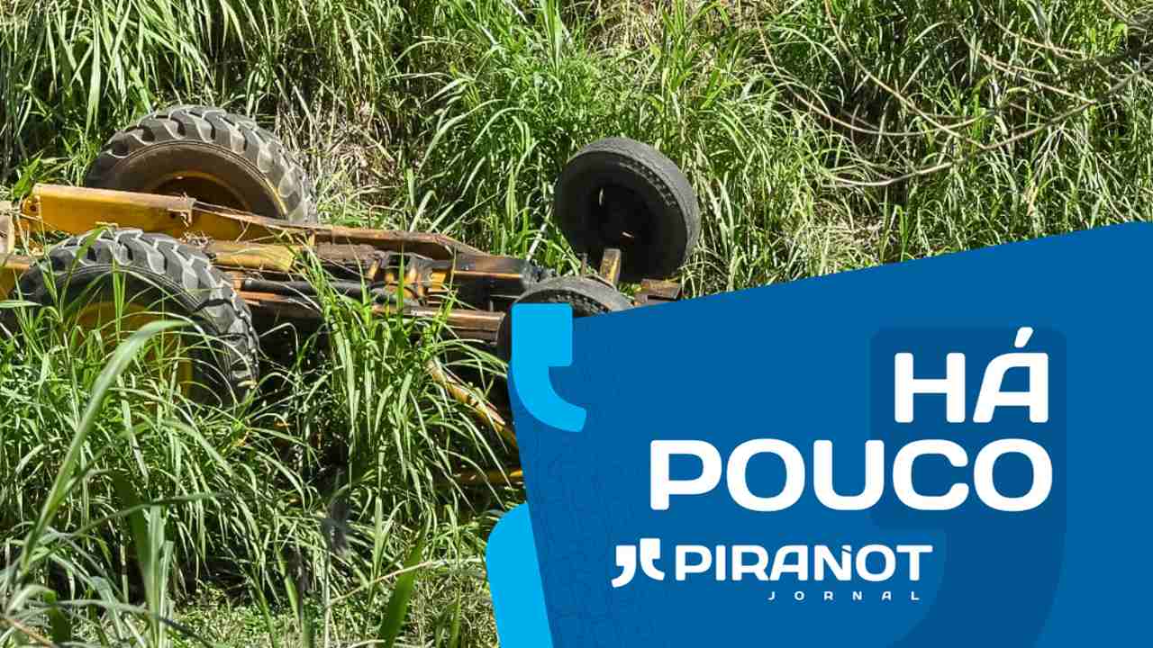 Em Piracicaba, vítima cai em córrego com trator após perder freio da máquina