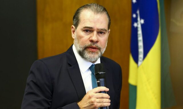 Uma foto do presidente do STF (Supremo Tribunal Federal), ministro Dias Toffoli 