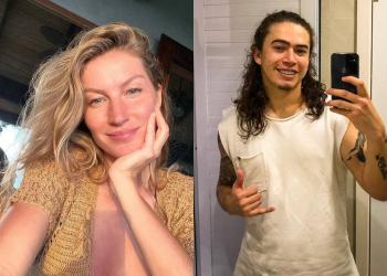 Uma foto de Whindersson Nunes e Gisele Bündchen