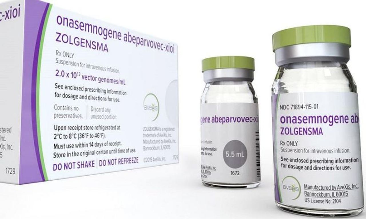 uma foto do medicamento zolgensma