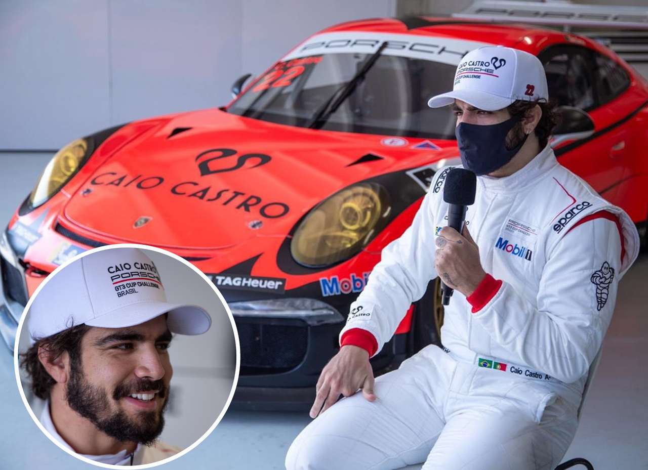 Caio Castro vai virar piloto da Porsche Cup, mas revela que não abandonará TV