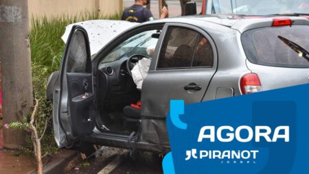 Acidente de trânsito em Piracicaba mobiliza bombeiros e GCM