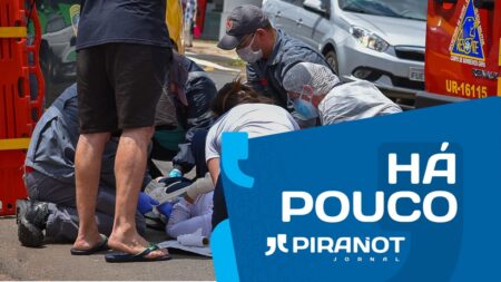 Acidente entre carro e moto deixa uma vítima no bairro da Vila Rezende, em Piracicaba