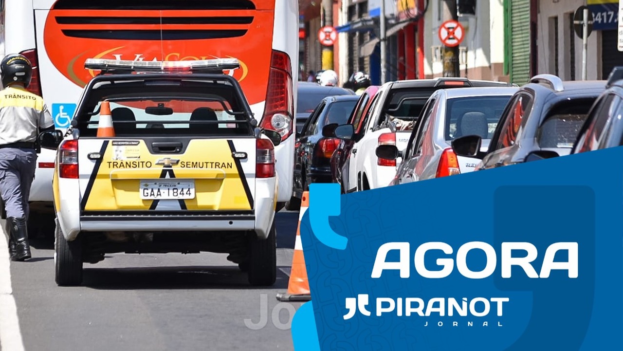 Ônibus quebra no Centro de Piracicaba e gera grande congestionamento