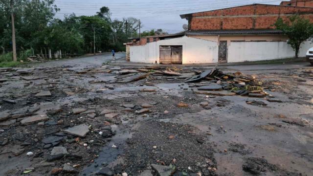 Capivari fica parcialmente destruída após forte temporal; veja imagens