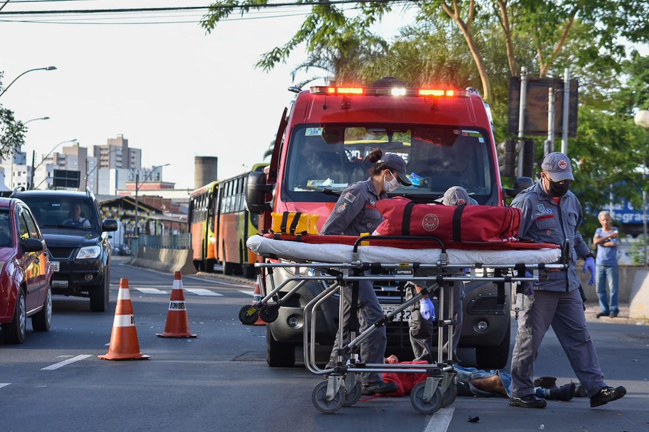 Pedestre perde bastante sangue após atropelamento em Piracicaba