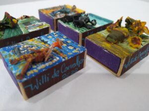 Casa do Povoador recebe 6ª Exposição Nacional Arte Sobre Caixa de Fósforos