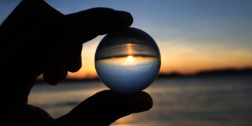 uma foto do por do sol