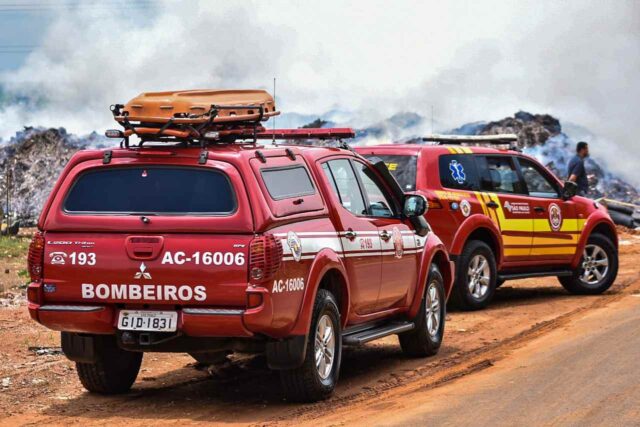 Eco ponto é incendiado em Piracicaba