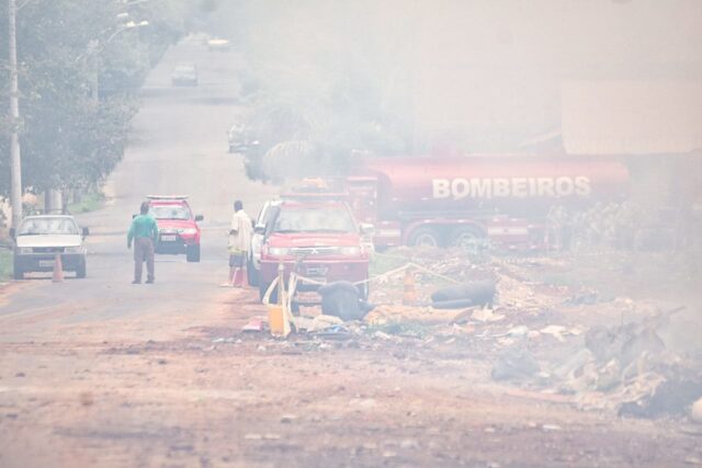 Eco ponto é incendiado em Piracicaba