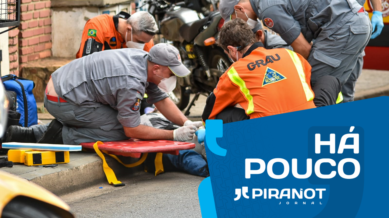 Entregador de pizzas fica gravemente ferido em acidente em Piracicaba