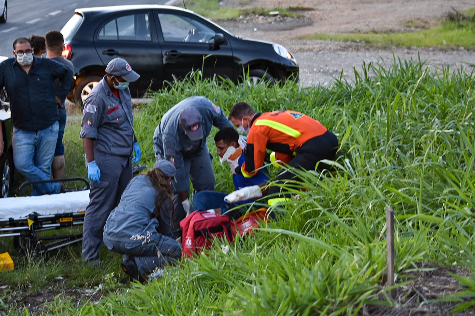 Piracicaba (SP): jovem tem fratura exposta em acidente na Geraldo de Barros