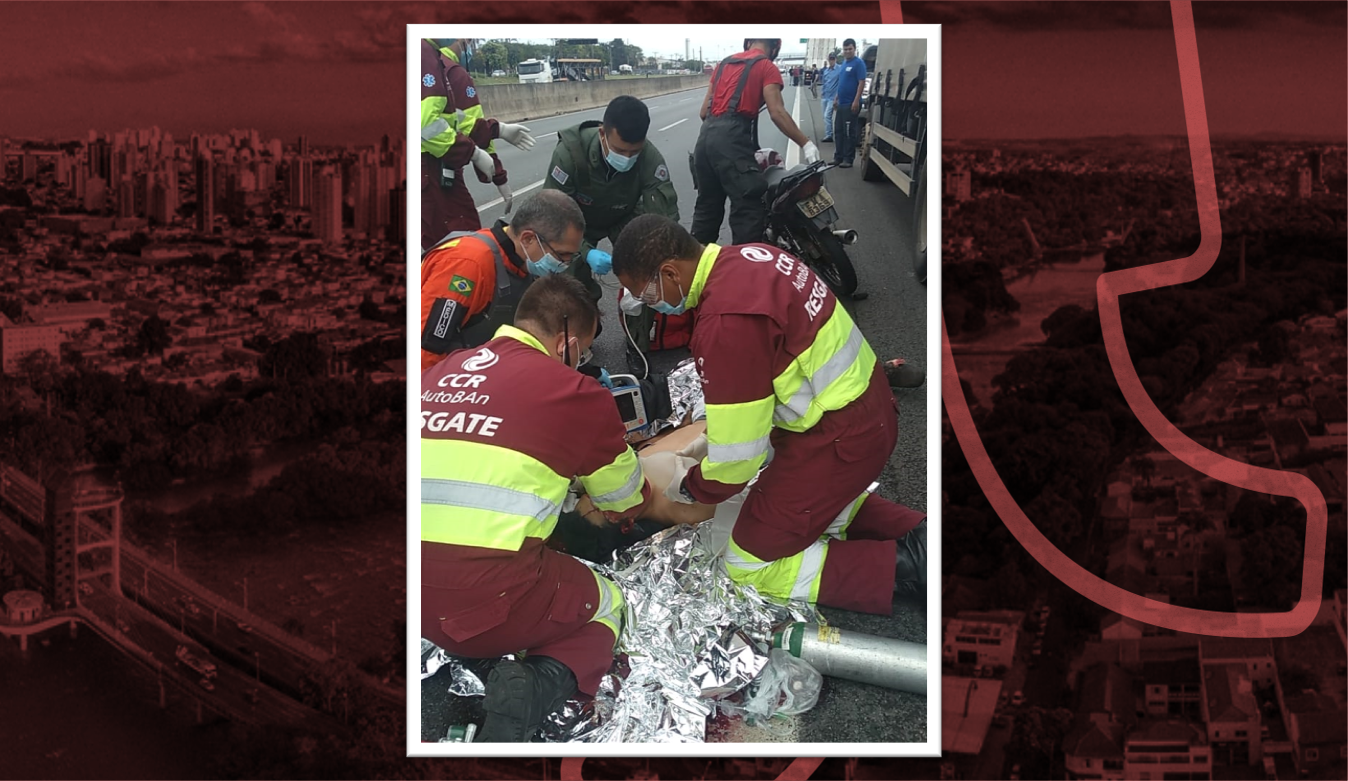 Motociclista de 21 anos morre atropelado em rodovia após queda