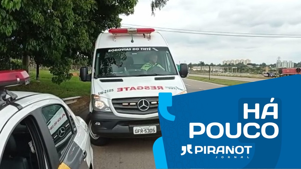 Em Piracicaba, pneu de moto estoura e deixa duas vítimas em rodovia