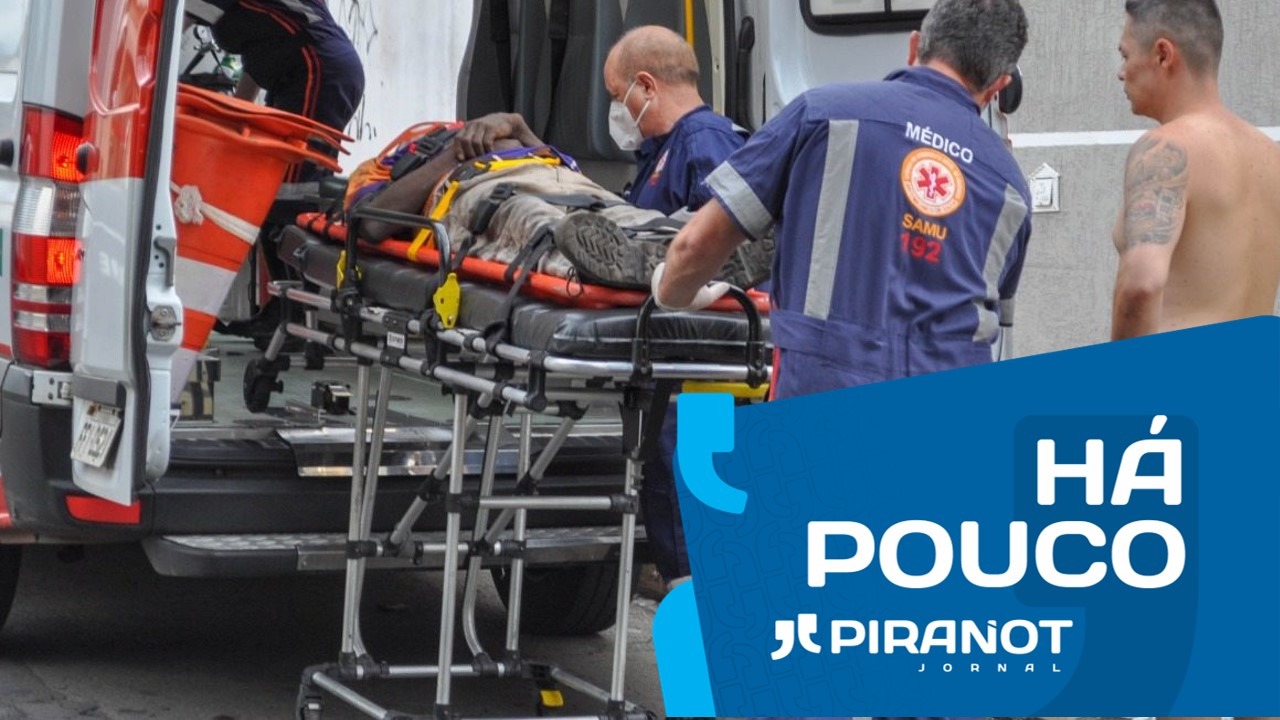 Piracicaba: homem cai de telhado em grave acidente e é socorrido às pressas ao HFC