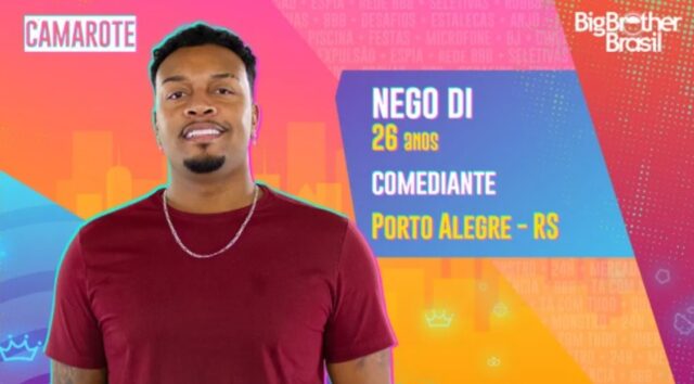 Veja quem é Nego Di do Grupo Camarote do BBB21