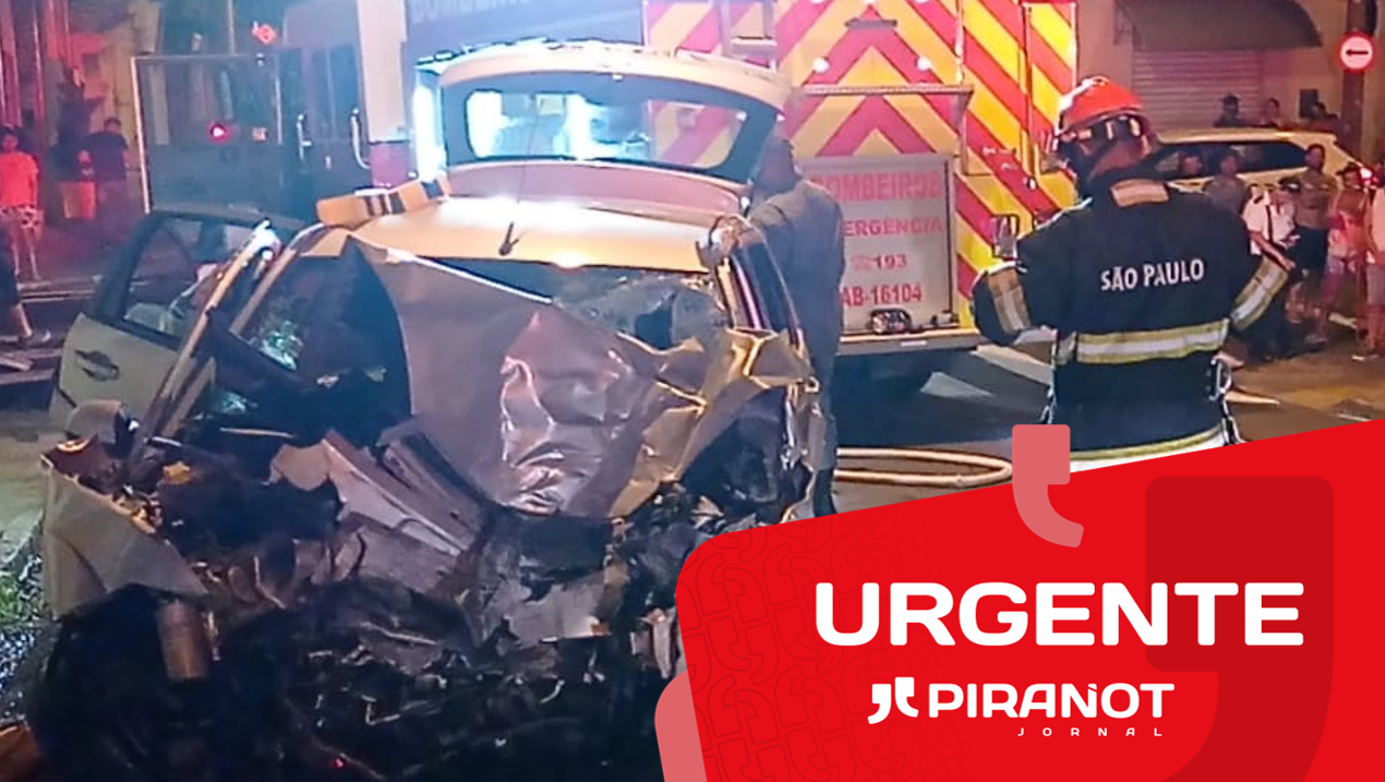 Piracicaba (SP): idoso fica preso às ferragens após acidente no bairro Alto