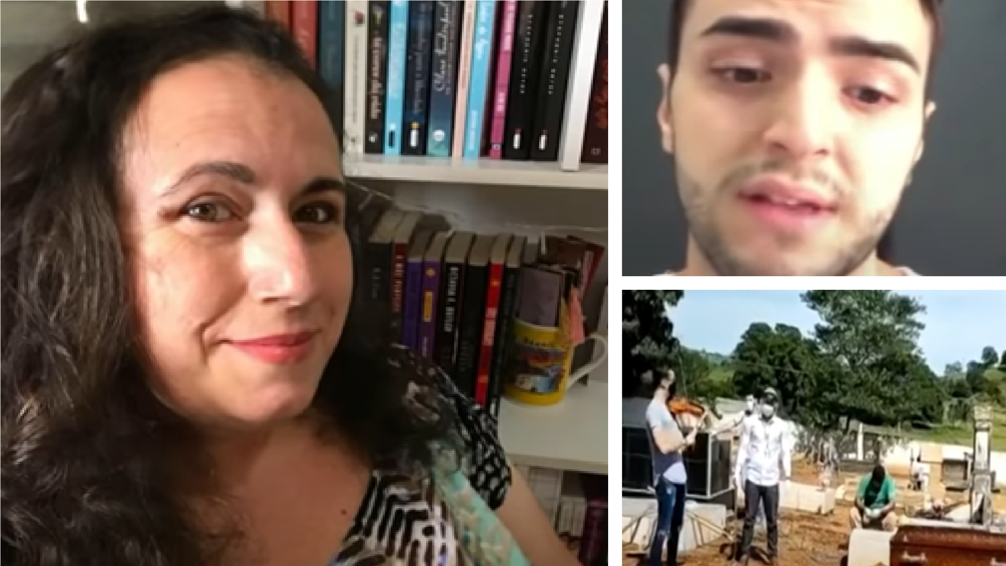 “Ela pediu essa homenagem”, diz jovem que tocou violino no enterro da mãe, morta por coronavírus