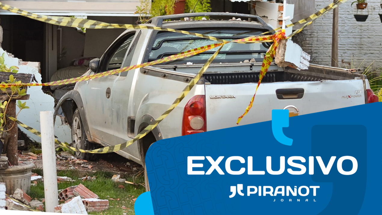 Após blitz da PM, mulher invade casa com carro em avenida de Piracicaba (SP)