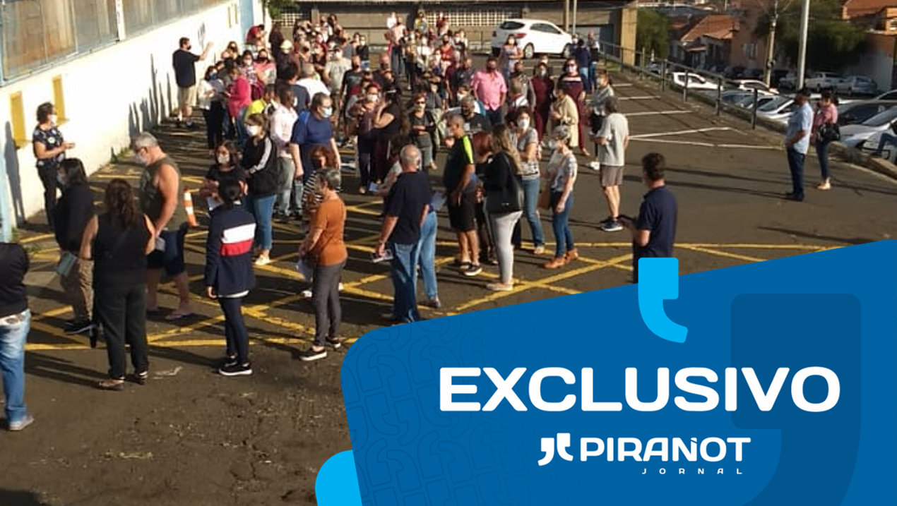 Prefeitura de Piracicaba (SP) volta a causar transtornos em vacinação e aglomeração coloca vidas em risco