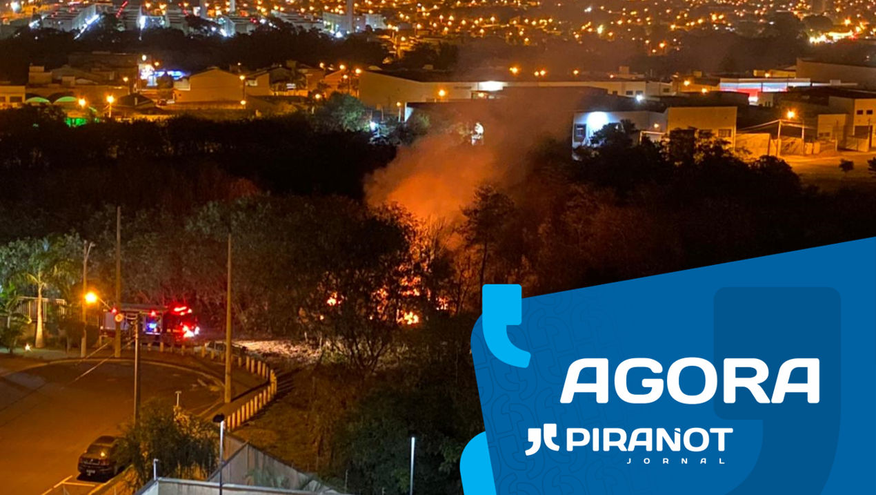 Piracicaba (SP): bombeiros combatem incêndio nesta noite (14)