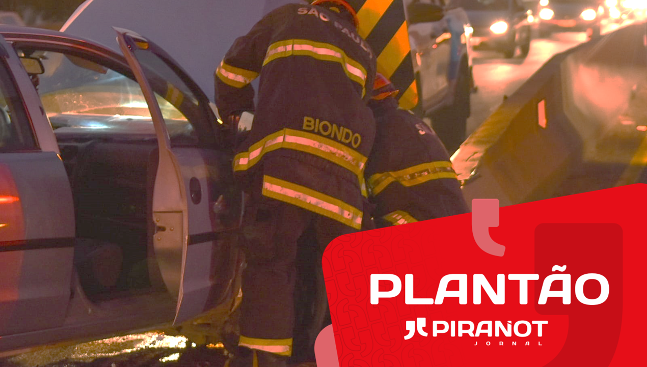 Piracicaba (SP): acidente de carro com duas vítimas mobiliza bombeiros e socorristas nesta noite (15)