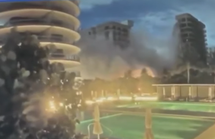 VÍDEO | Imagens mostram desabamento de prédio em Miami