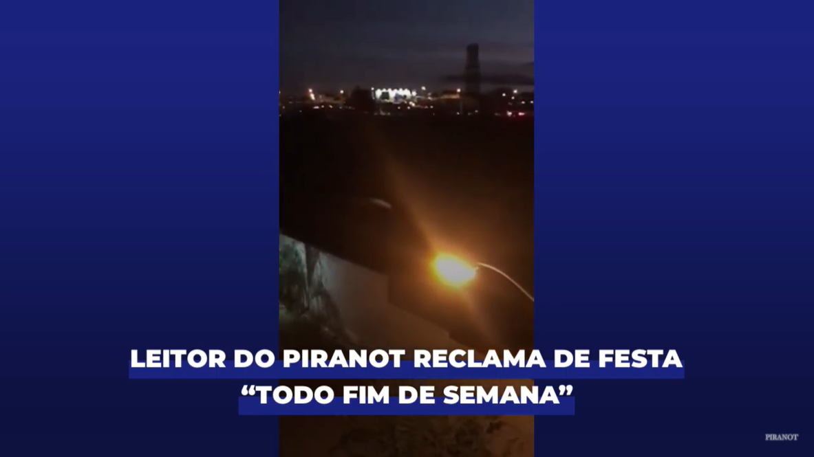 Leitor do PIRANOT filma barulho de aglomeração em Piracicaba (SP): “Não aguentamos mais”