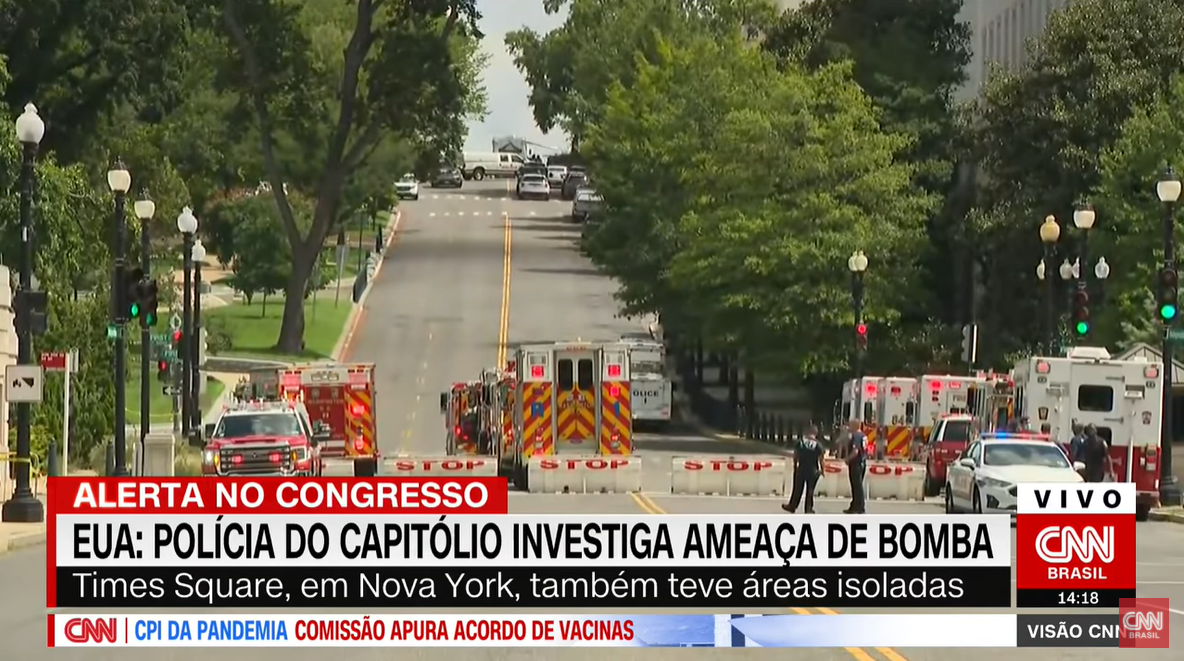 Suspeitas de bomba em Washington e na Times Square mobilizam a polícia nos EUA