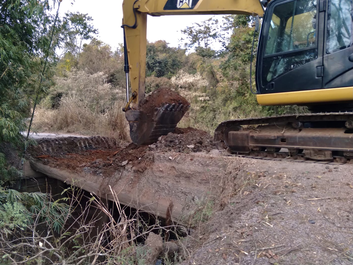 Piracicaba (SP): Sema inicia reconstrução da ponte do Pedra Branca