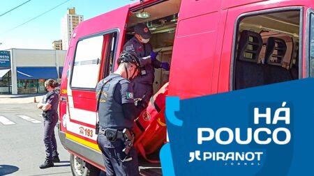 Idoso é atropelado no Centro de Piracicaba (SP) e socorrido desorientado