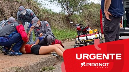 Piracicaba (SP): mulher cai de motocicleta em briga por fim de relacionamento