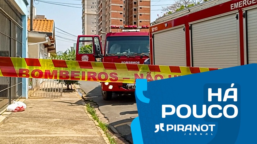 Casa de idosa pega fogo no centro de Piracicaba (SP)