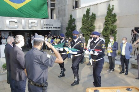 Ato cívico na Acipi marca o início das comemorações da Semana da Pátria em Piracicaba (SP)