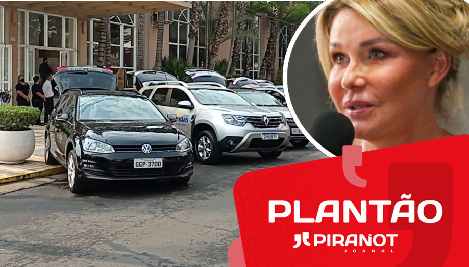 Bia Doria chega ao velório da família Silveira Mello, em Piracicaba (SP)