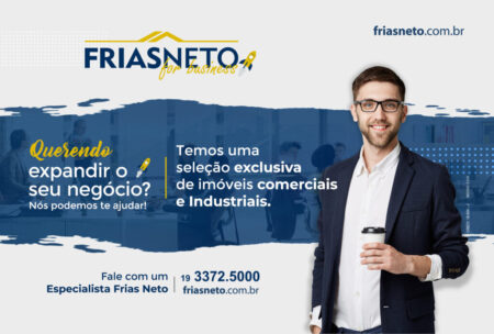 Frias Neto for Business oferece consultoria exclusiva para locação e venda de imóveis comerciais e Industriais
