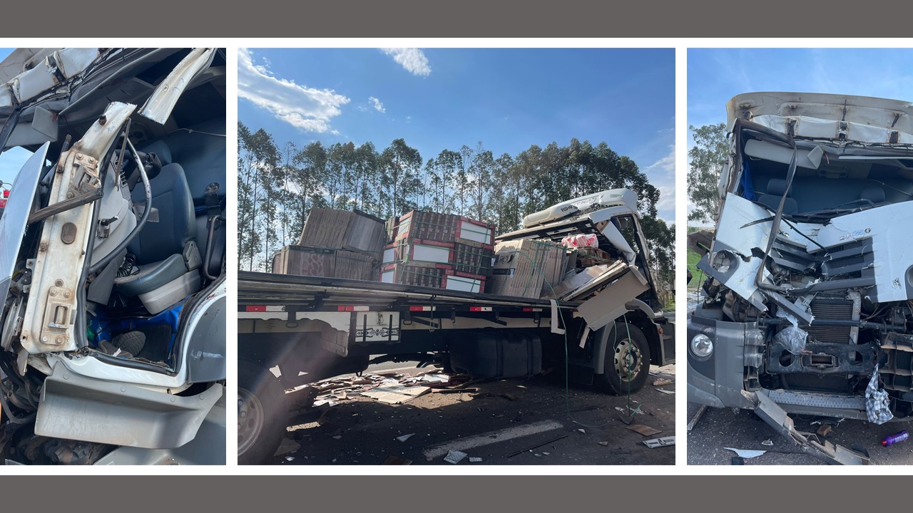Colisão entre dois caminhões em rodovia de Piracicaba (SP), faz duas vítimas