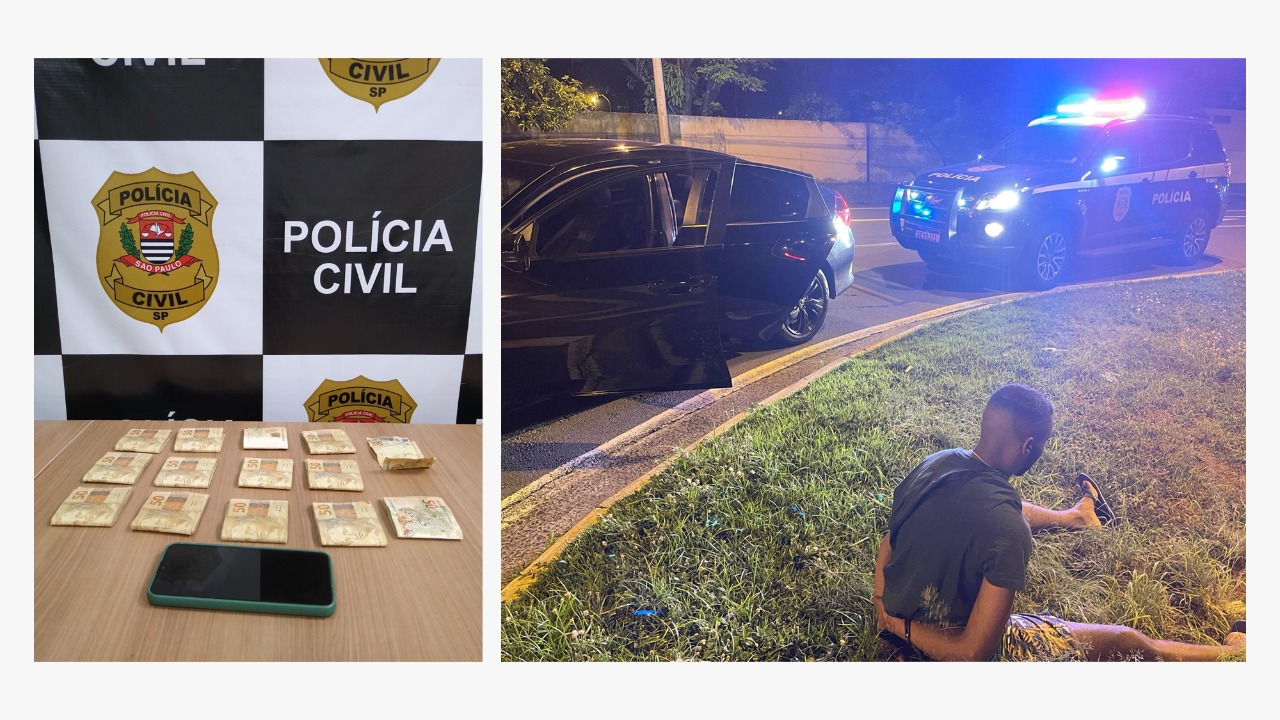 Inteligência da Polícia Civil de Piracicaba (SP) prende ladrão com R$ 12,5 mil em espécie