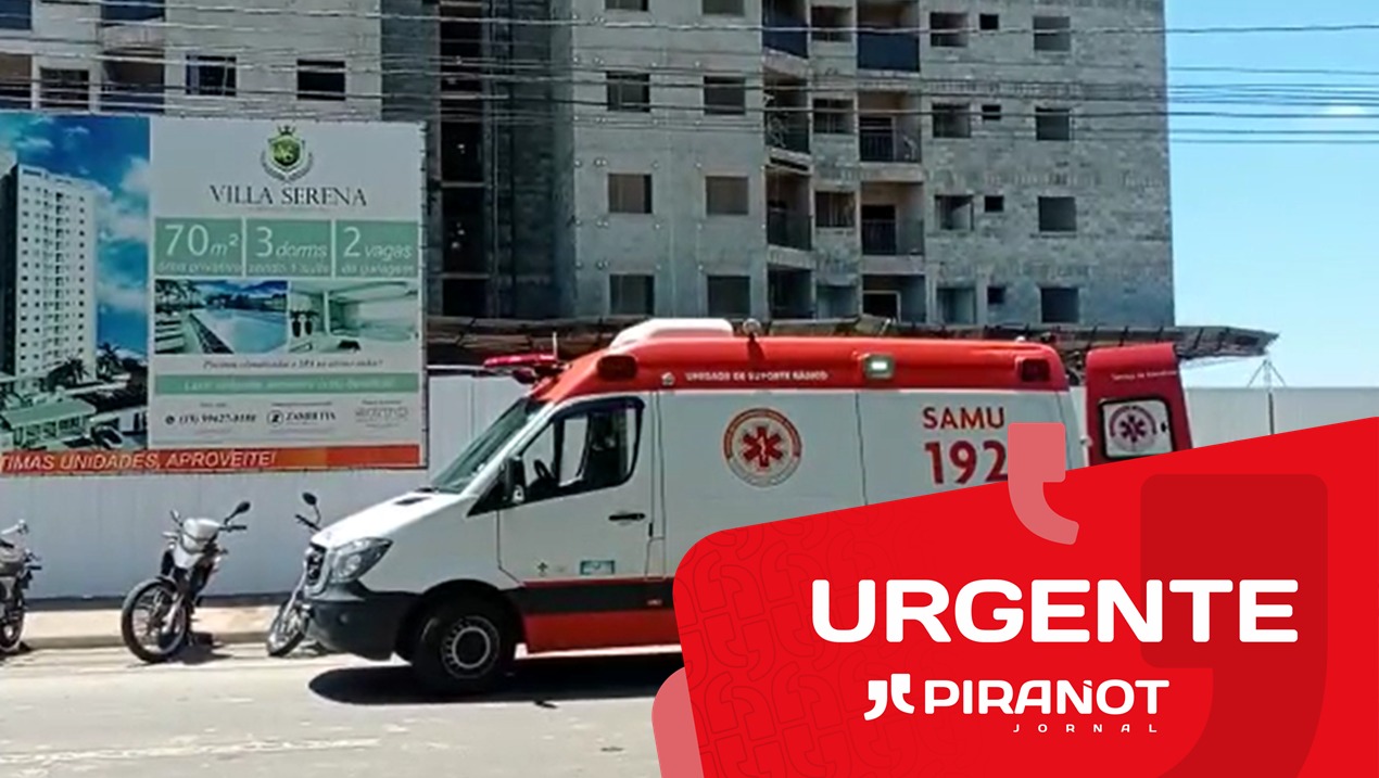 Em Piracicaba (SP), homem cai da cobertura de prédio durante trabalho