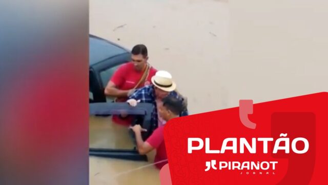 Além do rio Piracicaba, ribeirão da zona leste também extravasa e alaga bairros