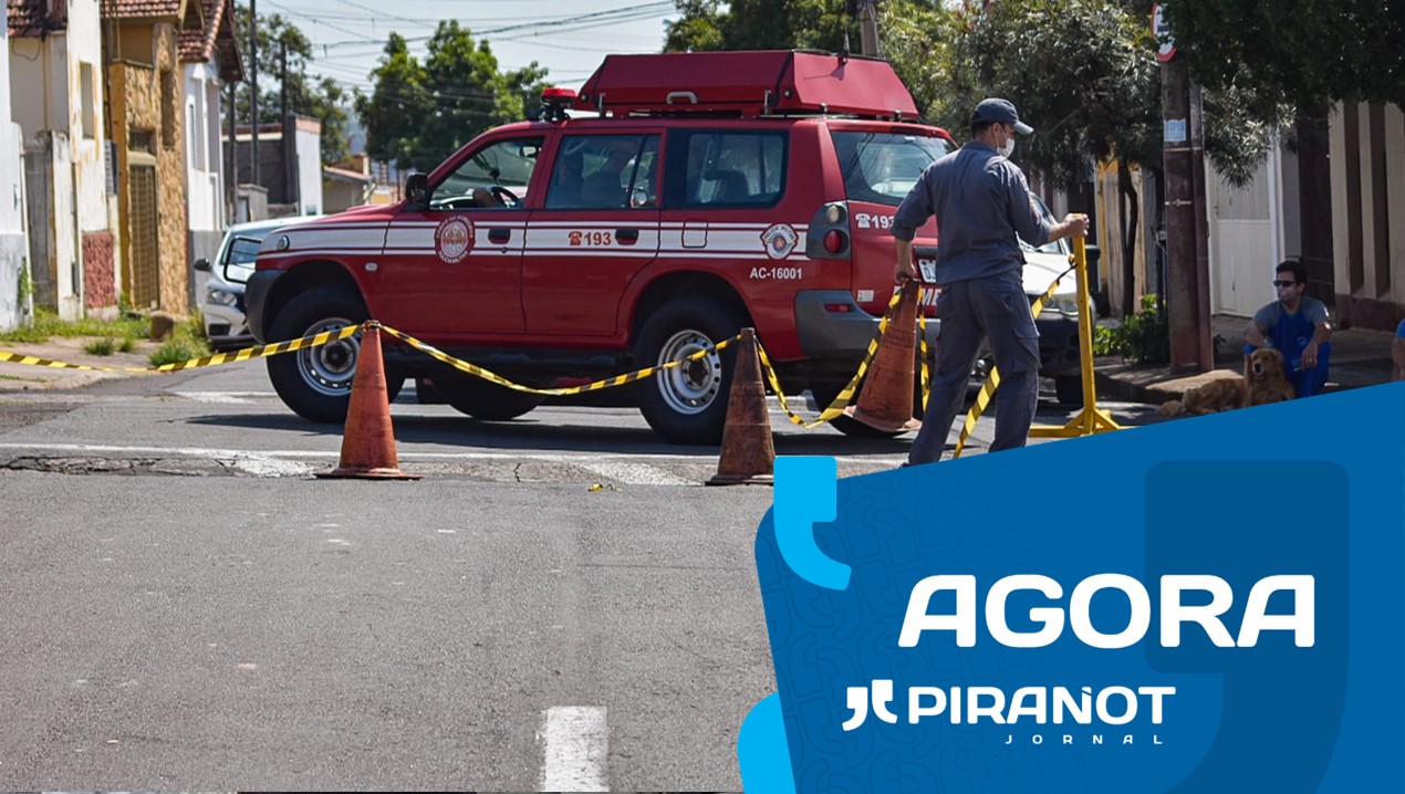 Vazamento de gás interdita rua de Piracicaba (SP) e mobiliza Corpo de Bombeiros