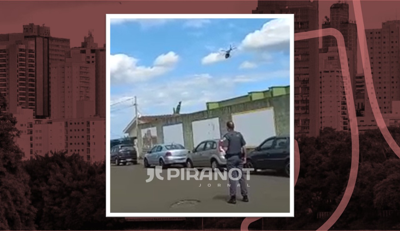 Águia de Piracicaba procura bandidos que invadiram escola para roubar funcionários na RMP