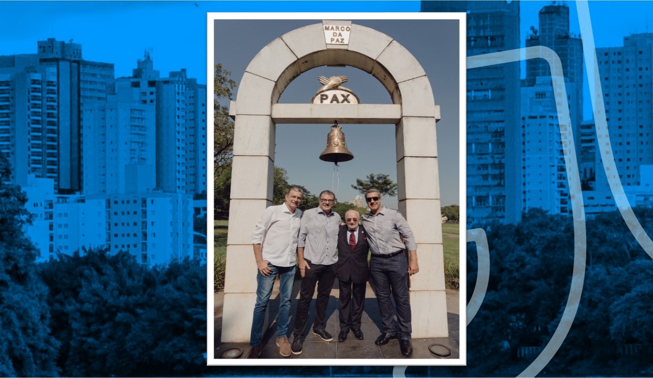 Acipi, autoridades e entidades do município participam do abraço simbólico ao Marco da Paz