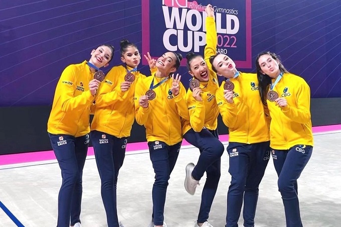 Piracicabana é bronze na Copa do Mundo de Ginástica Rítmica
