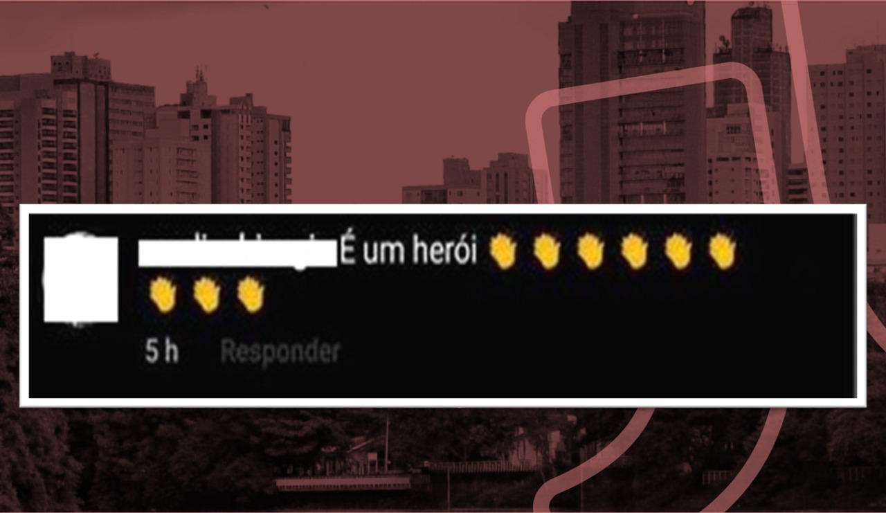 PIRANOT bloqueia seguidor que chamou de herói homem que matou três em ataque