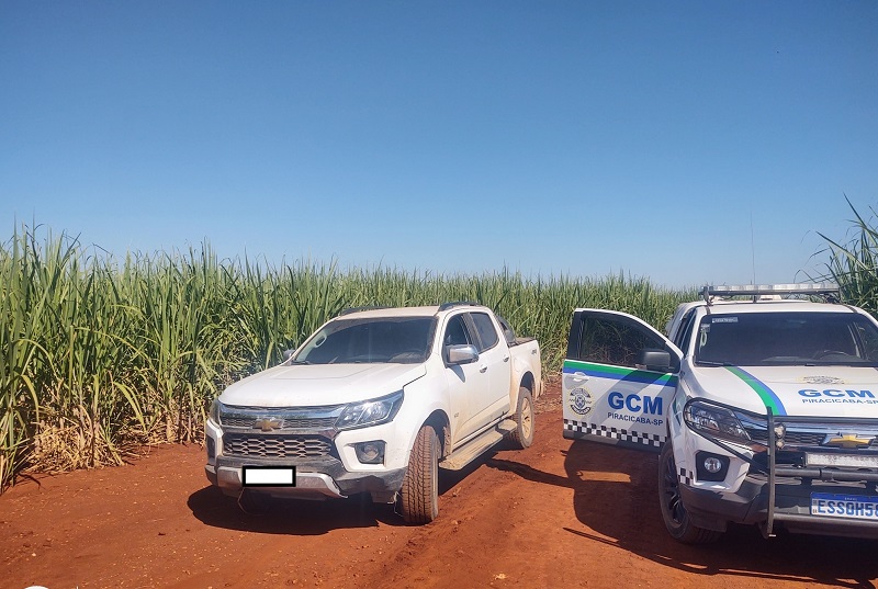 Patrulha Rural da Guarda Civil de Piracicaba localiza caminhonete furtada