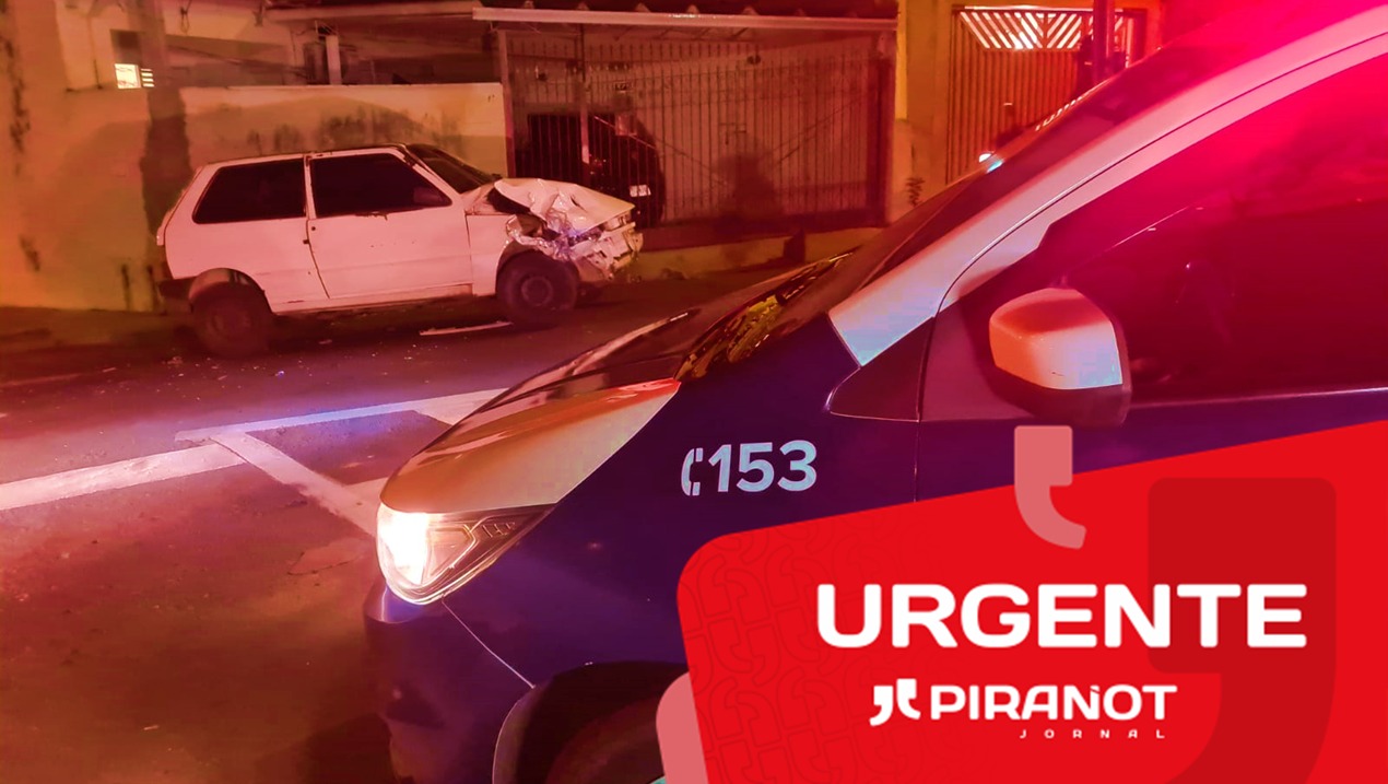 Ladrão erra caminho e colide carro contra ônibus na fuga em Piracicaba (SP)