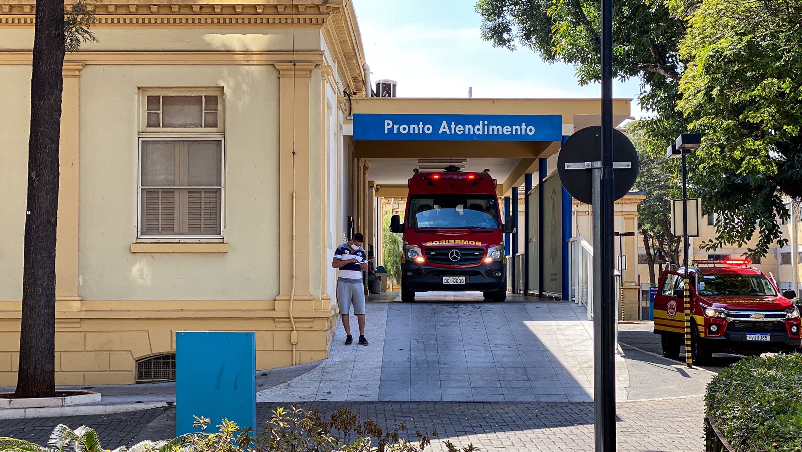 Mulher é socorrida às pressas em Piracicaba após cair da escada e ficar inconsciente