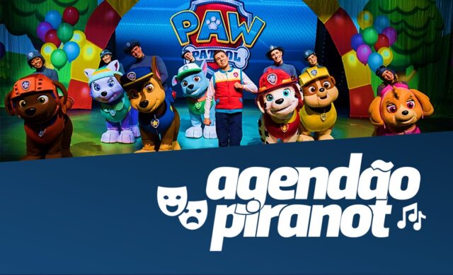 Musical “Patrulha Canina, pro farol” da TV por assinatura se apresenta em Piracicaba (SP)