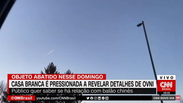 Americanos pressionam por respostas do governo sobre ovni de oito lados com cordas penduradas